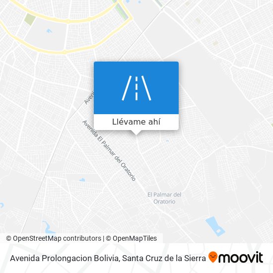 Mapa de Avenida Prolongacion Bolivia