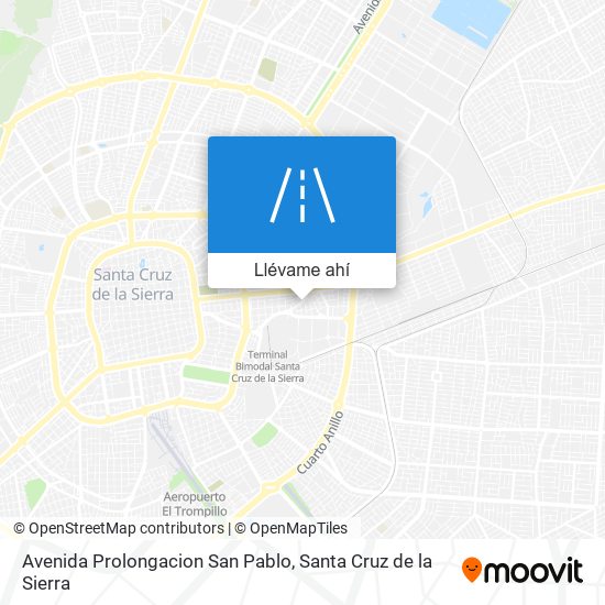 Mapa de Avenida Prolongacion San Pablo