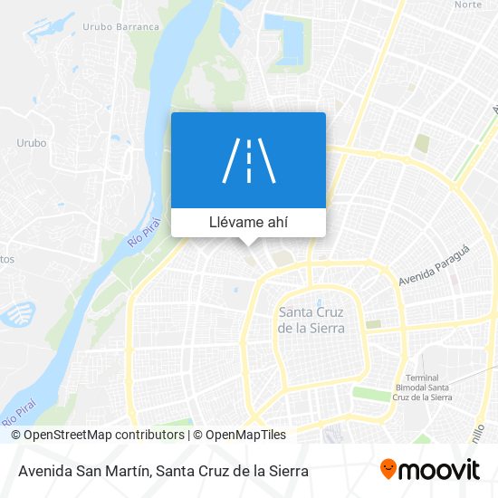 Mapa de Avenida San Martín
