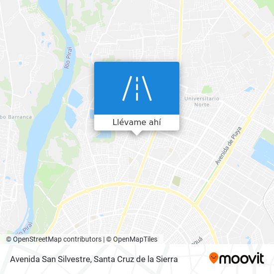 Mapa de Avenida San Silvestre