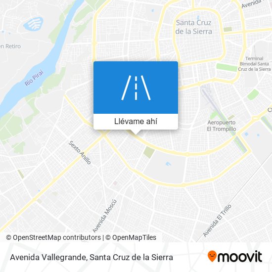 Mapa de Avenida Vallegrande