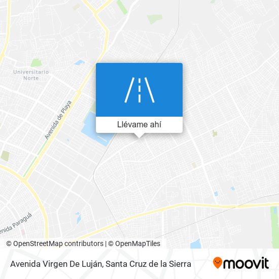 Mapa de Avenida Virgen De Luján