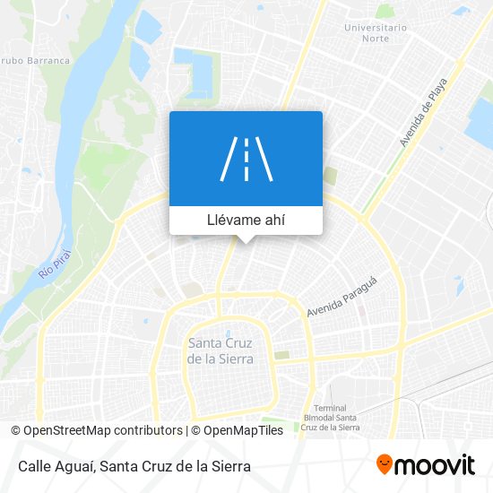 Mapa de Calle Aguaí