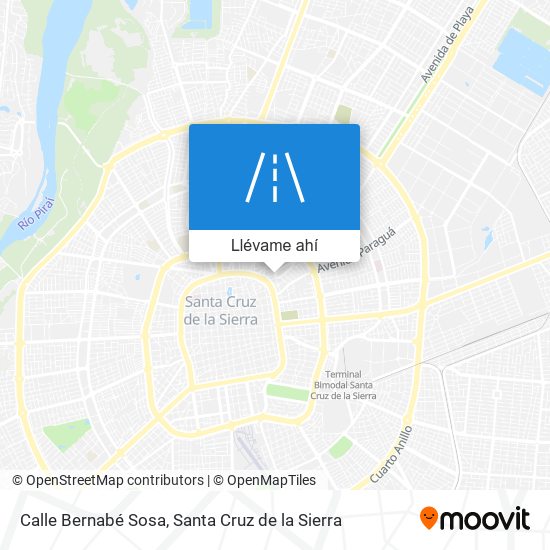 Mapa de Calle Bernabé Sosa