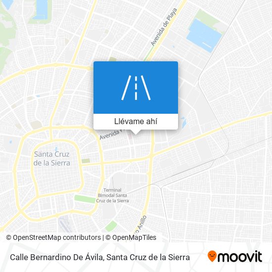 Mapa de Calle Bernardino De Ávila