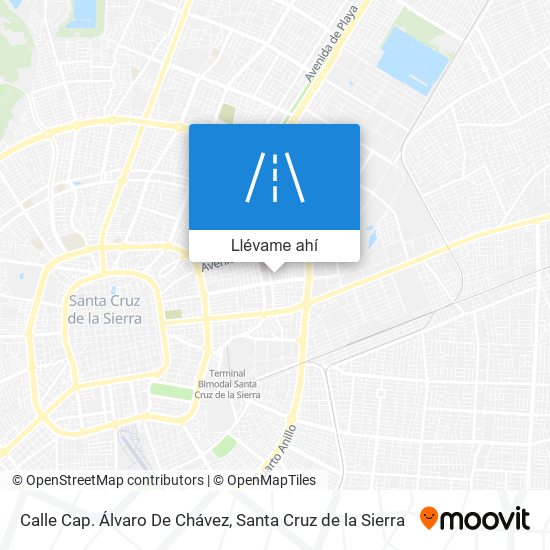 Mapa de Calle Cap. Álvaro De Chávez