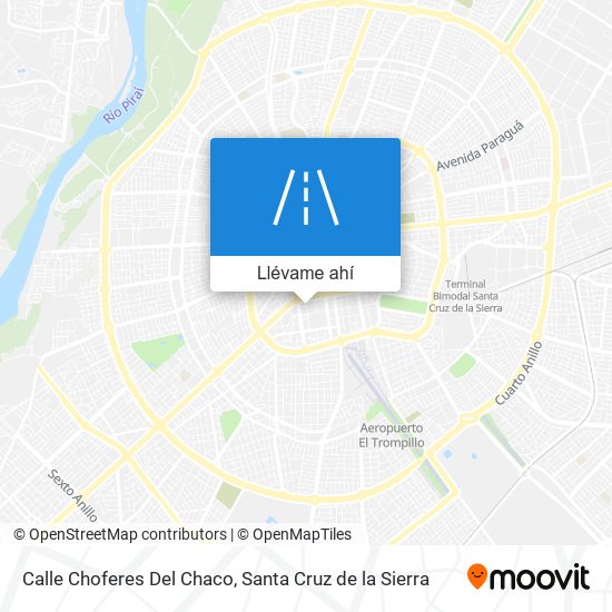 Mapa de Calle Choferes Del Chaco