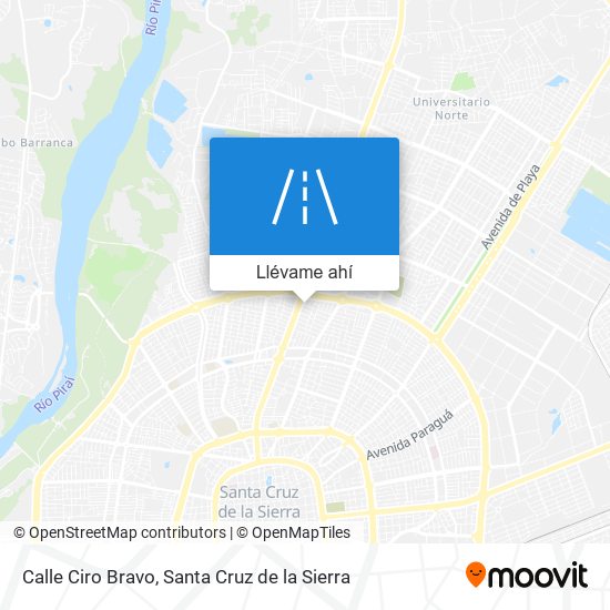 Mapa de Calle Ciro Bravo