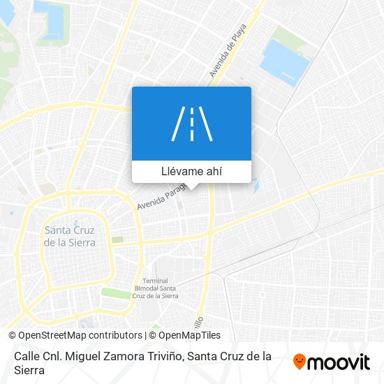 Mapa de Calle Cnl. Miguel Zamora Triviño