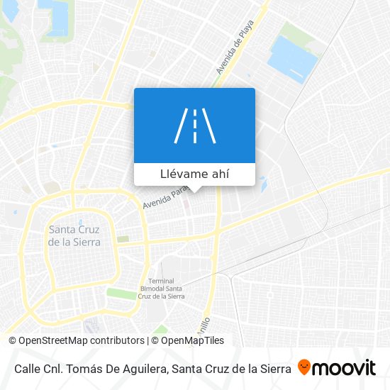 Mapa de Calle Cnl. Tomás De Aguilera