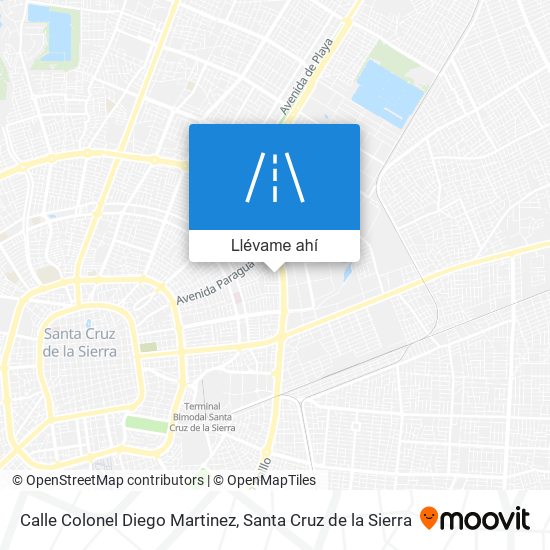 Mapa de Calle Colonel Diego Martinez