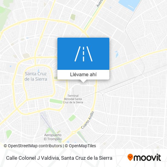 Mapa de Calle Colonel J Valdivia