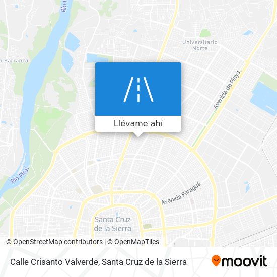 Mapa de Calle Crisanto Valverde