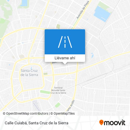 Mapa de Calle Cuiabá