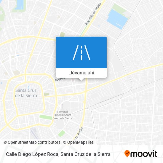 Mapa de Calle Diego López Roca