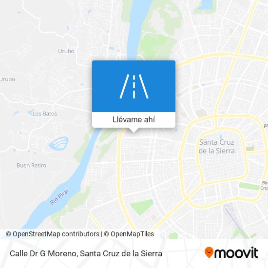 Mapa de Calle Dr G Moreno