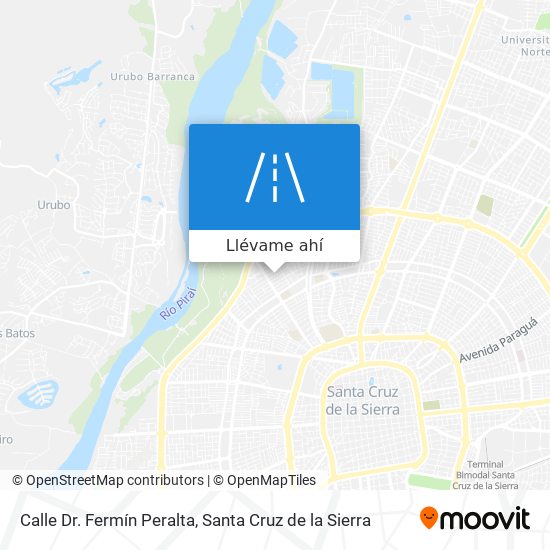 Mapa de Calle Dr. Fermín Peralta