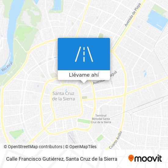 Mapa de Calle Francisco Gutiérrez