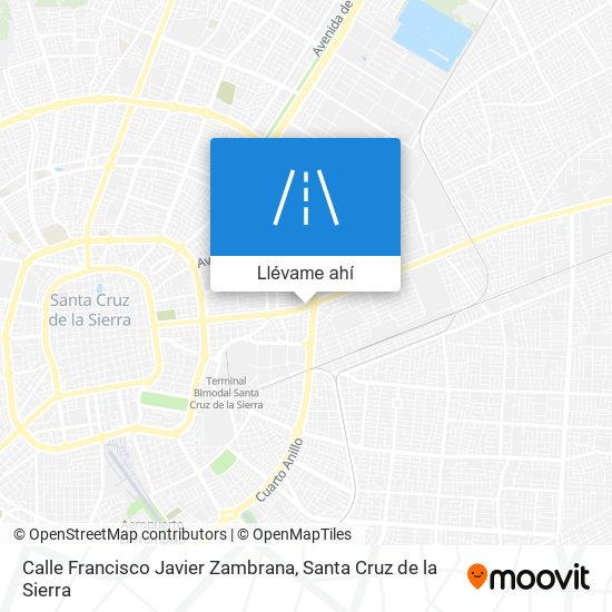 Mapa de Calle Francisco Javier Zambrana