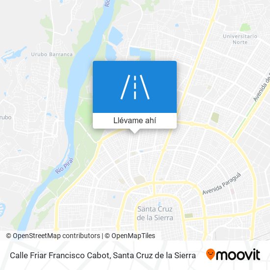 Mapa de Calle Friar Francisco Cabot