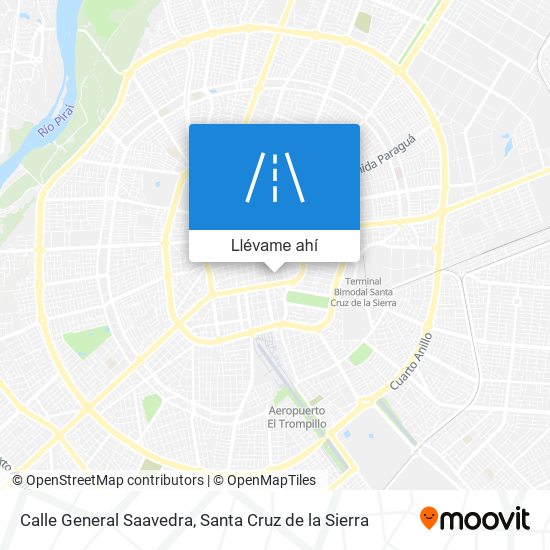 Mapa de Calle General Saavedra