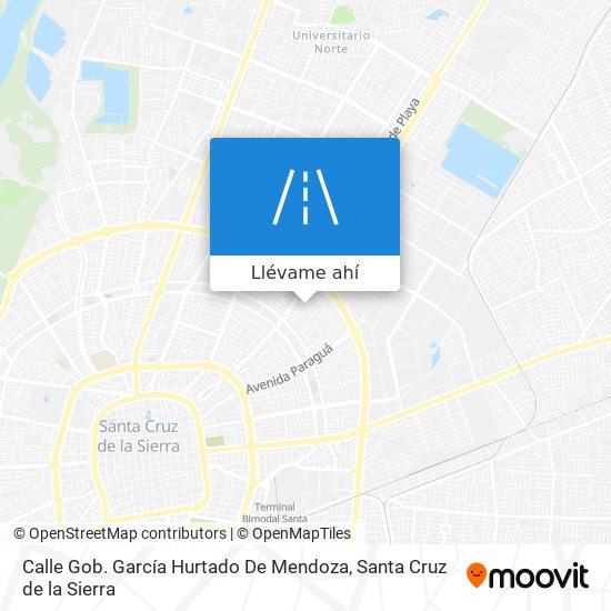 Mapa de Calle Gob. García Hurtado De Mendoza