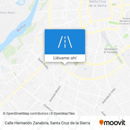 Mapa de Calle Hernando Zanabria