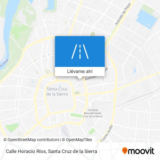 Mapa de Calle Horacio Ríos