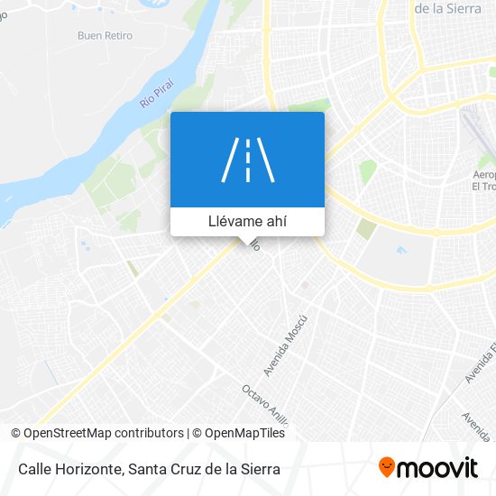 Mapa de Calle Horizonte