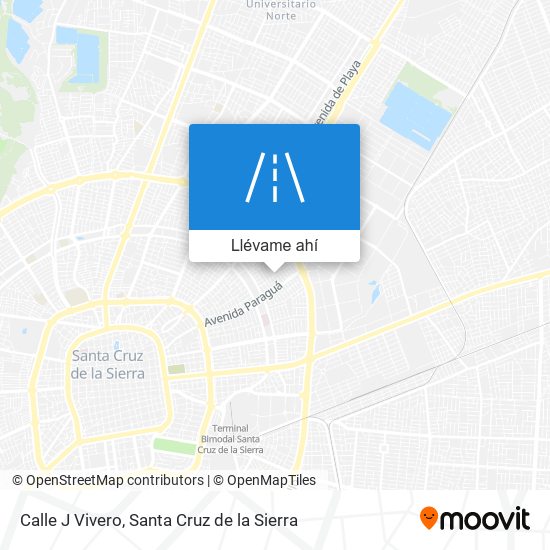 Mapa de Calle J Vivero