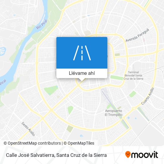 Mapa de Calle José Salvatierra