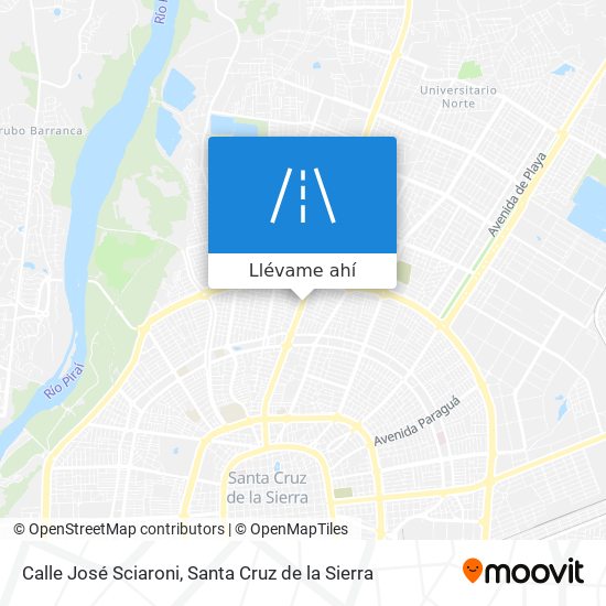Mapa de Calle José Sciaroni