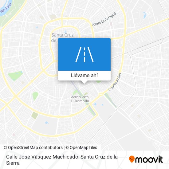 Mapa de Calle José Vásquez Machicado