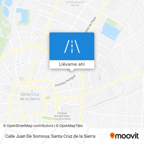 Mapa de Calle Juan De Somosa