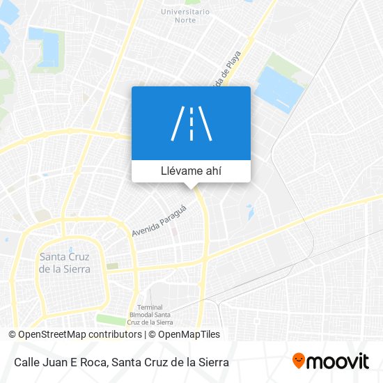 Mapa de Calle Juan E Roca