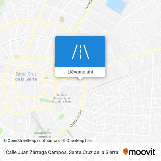 Mapa de Calle Juan Zárraga Campos