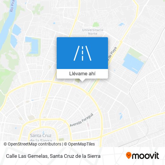 Mapa de Calle Las Gemelas
