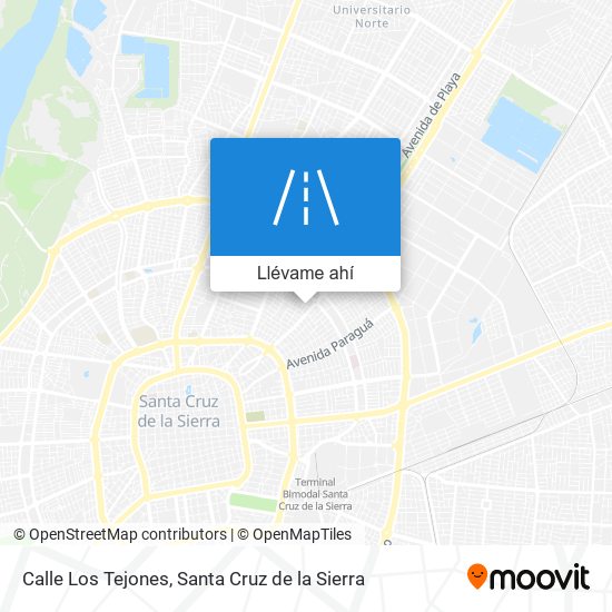 Mapa de Calle Los Tejones