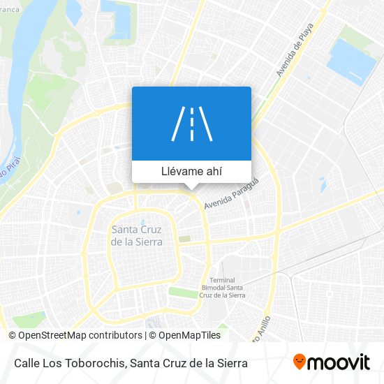 Mapa de Calle Los Toborochis