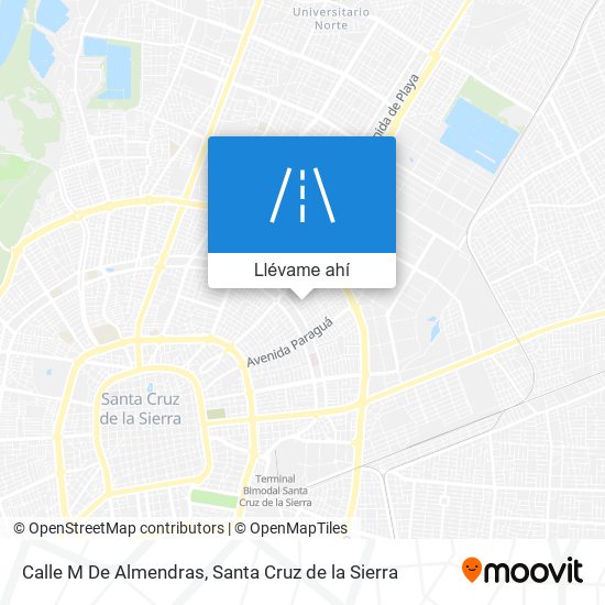 Mapa de Calle M De Almendras