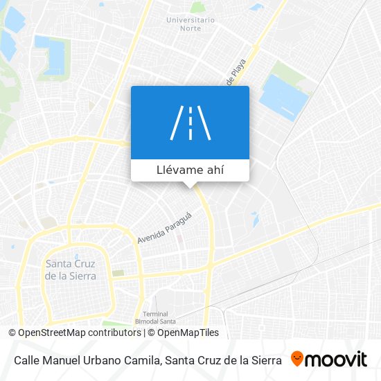 Mapa de Calle Manuel Urbano Camila