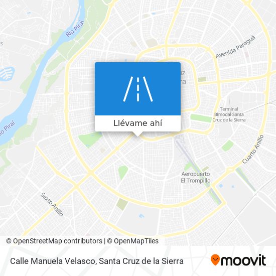 Mapa de Calle Manuela Velasco
