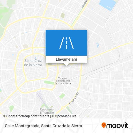 Mapa de Calle Montegrnade