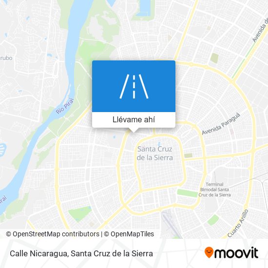 Mapa de Calle Nicaragua