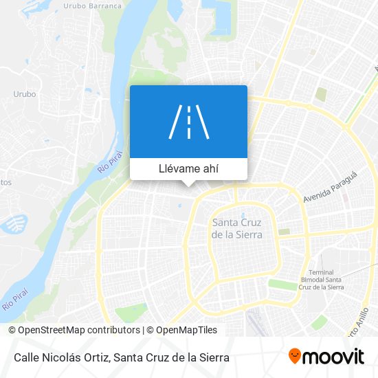 Mapa de Calle Nicolás Ortiz