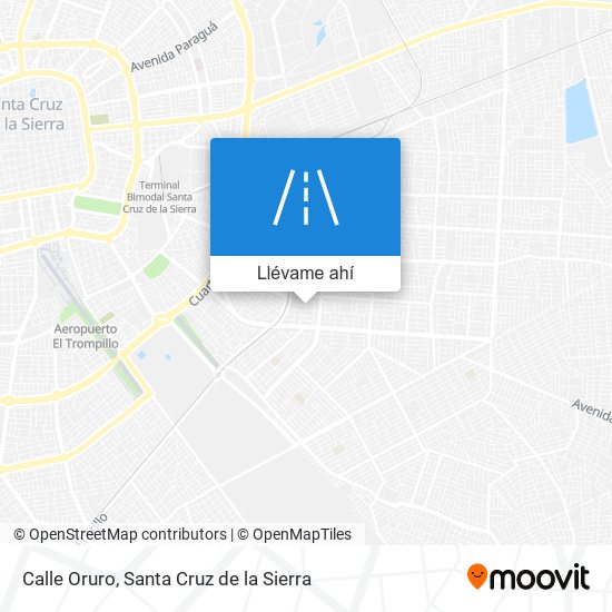 Mapa de Calle Oruro