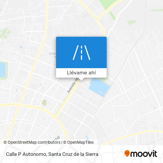 Mapa de Calle P Autonomo