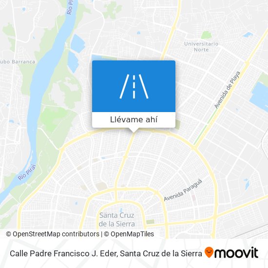 Mapa de Calle Padre Francisco J. Eder