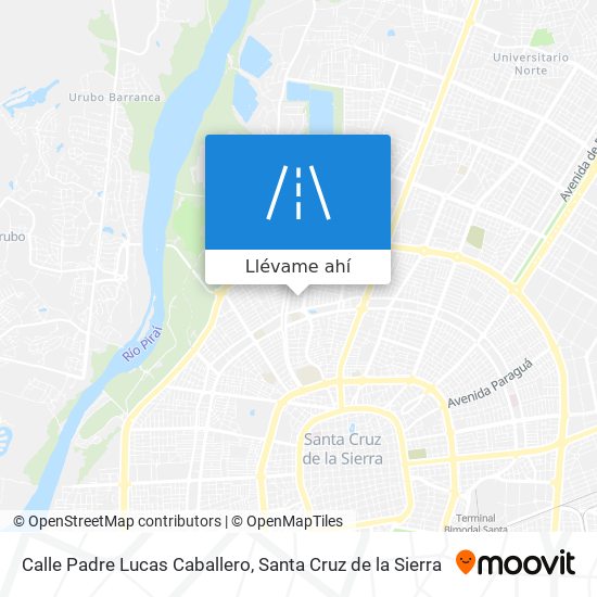 Mapa de Calle Padre Lucas Caballero
