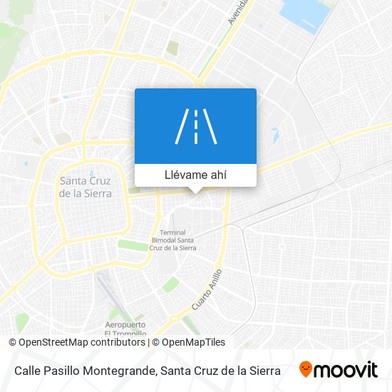 Mapa de Calle Pasillo Montegrande